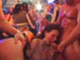 Sex orgy in a public disco