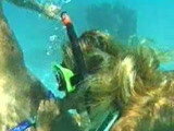 Crazy underwater blowjob