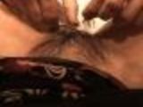 Hairy pussy gets trimmed and fucked
