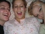 Girlscout sleepover turns into an orgy for virgin boy