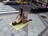 WTF Young Couple Fuck In The Street