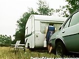  Retro Porn 1970s - Hot &amp; Hairy Brunette Gets Fucked in Camper 