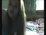  Blonde German Girlfriend Is On Her Webcam Teasing Her Boyfriend 