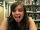 Webcam Slut Stranger Blowjob In Library