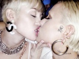 Miley Cyrus Shocking Lesbian
