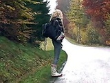 Hitchhiker Girl Gets Fucked In The Woods By Stranger