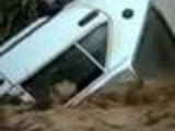 Woman Trapped in Car