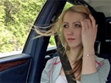 Slutty Blonde Teen Spreads Her Legs To Thank For A Ride