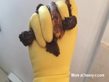 Rubber Glove Shit Squishing - Rubber Videos
