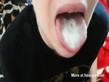 Girl Swallowing Fresh Cum Load - Amateur Videos