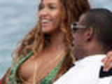 Beyonce pops a nipple out